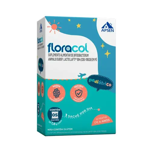 Floracol Pediátrico 5 Sachês