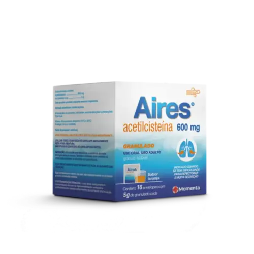 Aires - Acetilcisteína 600mg 16 Sachês