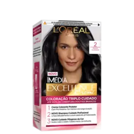Tintura de Cabelo Imédia Excellence Creme 2 Preto Classico L'Oréal Paris 1 Unidade