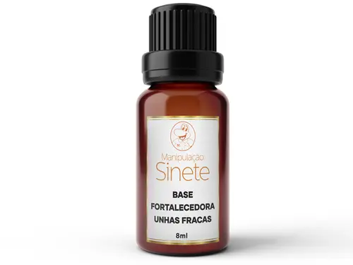 Base Fortalecedora para Unhas Fracas 8ml - Manipulação Sinete