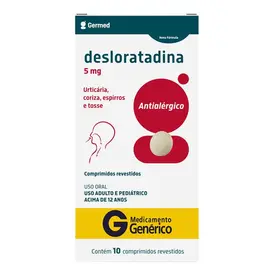Desloratadina 5mg 10 Comprimidos - Germed - Genérico