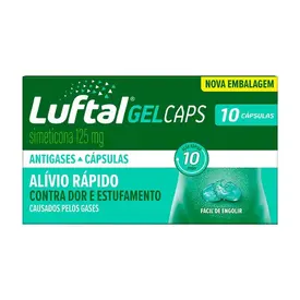 Luftal Gel Caps 125mg 10 Cápsulas