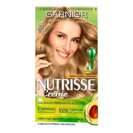Tintura de Cabelo Ganier Nutrisse 80 Louro Pátria Amada Louro Claro 1 Unidade