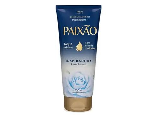 Hidratante Corporal Paixão Inspiradora Rosas Brancas Loção Ultracremosa 200ml