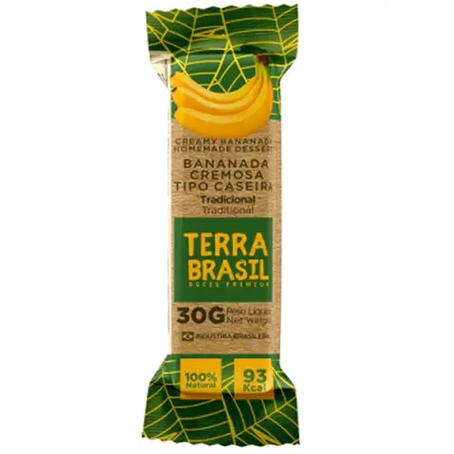 Doce de Banana Terra Brasil Bananada Cremosa Tradicional 30g