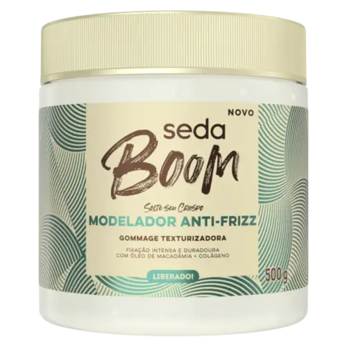 Creme Modelador Seda Boom Antifrizz 500g