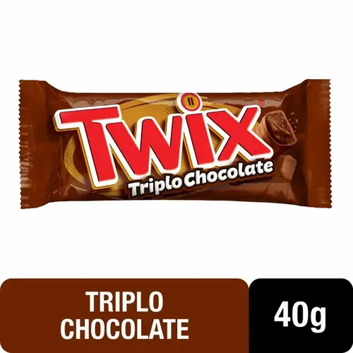 Chocolate Wafer Twix Triplo Chocolate 40g