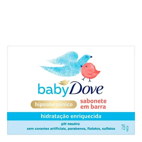 Sabonete em Barra Infantil Dove Baby Hidratação Enriquecida 75g