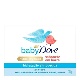 Sabonete em Barra Infantil Dove Baby Hidratação Enriquecida 75g