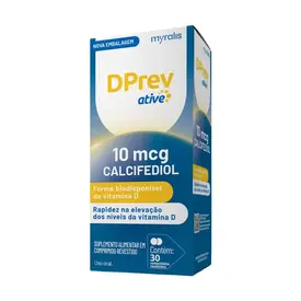 Vitamina D - Dprev Ative 10mcg 30 Comprimidos