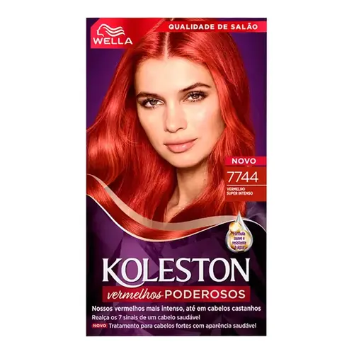 Tinta de Cabelo Wella Koleston Vermelho Super Intenso 7744