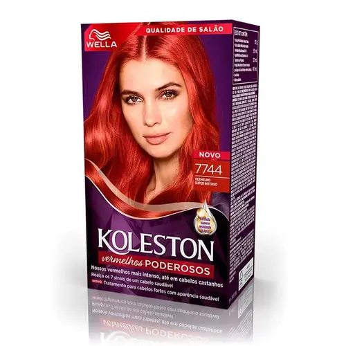 Tinta de Cabelo Wella Koleston Vermelho Super Intenso 7744
