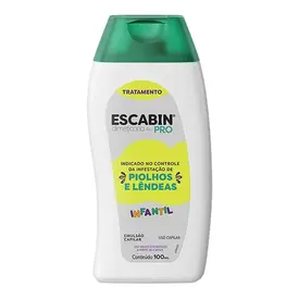 Escabin PRO 4% Emulsão para Piolhos e Lêndeas 100ml