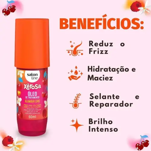 Óleo Capilar Finalizador Salon Line Xerosa Glamour 60ml