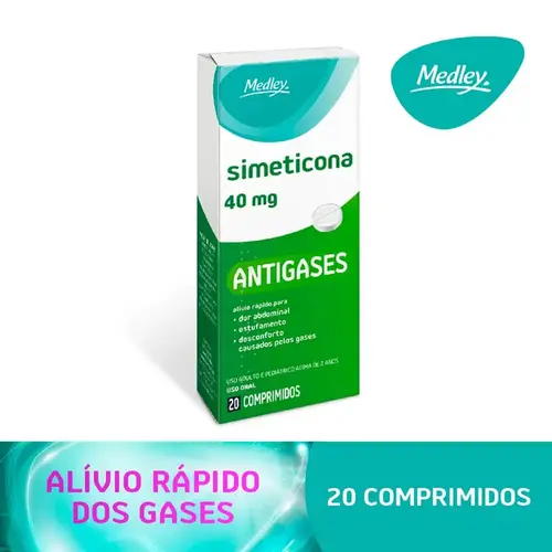Simeticona 40mg 20 Cápsulas - Medley - Genérico