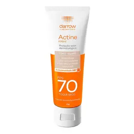 Protetor Solar Facial Darrow Actine FPS70 Tom 1 Claro 40g