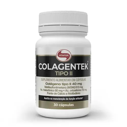 Colagentek Tipo II 30 Cápsulas - Vitafor