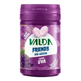 Pastilha Valda Friends Uva Mentolada Pote 50g