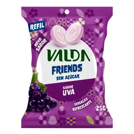 Pastilha Valda Friends Uva Sachê 25g