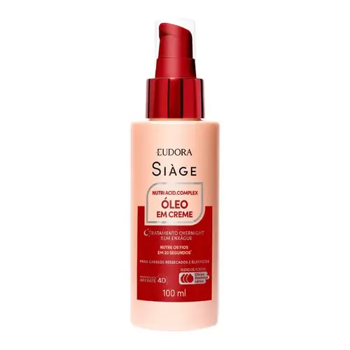 Óleo em Creme Eudora Siàge Nutri Acid Complex 100ml