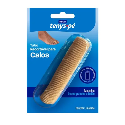 Tubo Protetor Recortável para Calos Baruel Tenys Pé Tamanho G