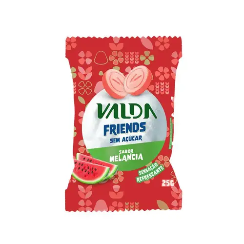 Pastilha Valda Friends Melancia Sachê 25g