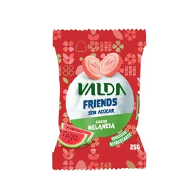 Pastilha Valda Friends Melancia Sachê 25g