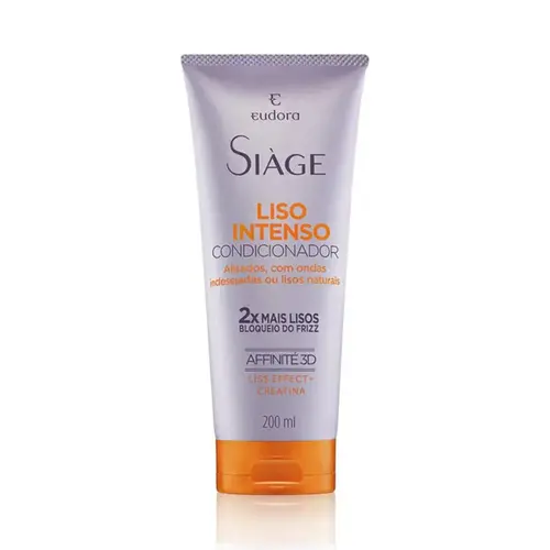 Condicionador Eudora Siàge Liso Intenso 4D 200ml