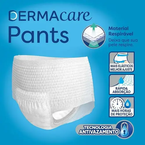 Roupa Íntima Descartável Tena Pants Dermacare para M 24 Unidades