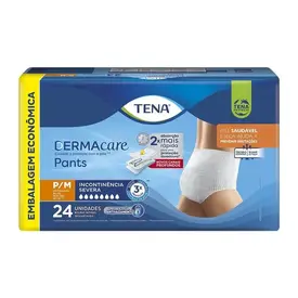 Roupa Íntima Descartável Tena Pants Dermacare para M 24 Unidades