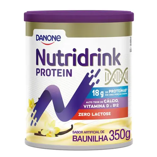 Suplemento Alimentar em Pó Nutridrink Protein Sabor Baunilha 350g