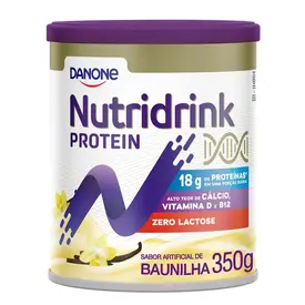 Suplemento Alimentar em Pó Nutridrink Protein Sabor Baunilha 350g