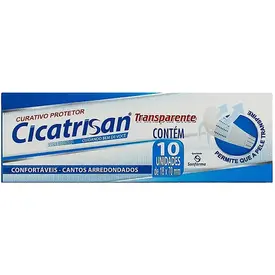Curativo Cicatrisan Transparente 10 Unidades - Sanfarma