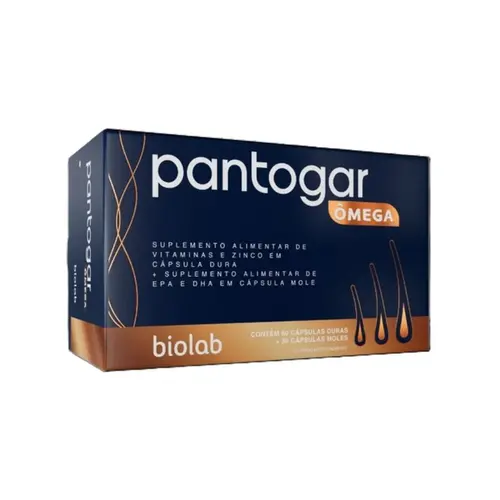 Pantogar Ômega 90 Cápsulas
