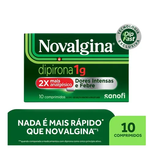 Novalgina 1g - 10 Comprimidos