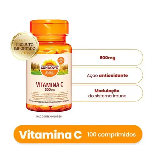 Vitamina C Sundown 500mg 133 Comprimidos