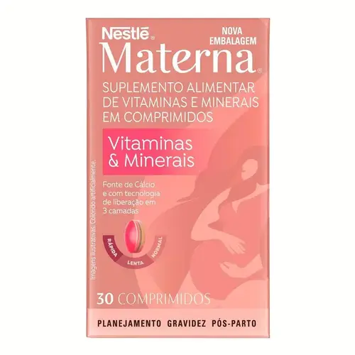 Suplemento para Gestante Materna 30 Comprimidos