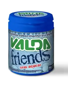 Pastilha Valda Friends - Sabor Mentol Eucalípto - Sem Açúcar 50g