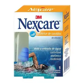 Protetor de Ouvido de Silicone Nexcare 1 Par