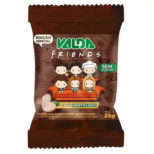 Pastilha Valda Friends - Sabor Café - Sem Açúcar 25g