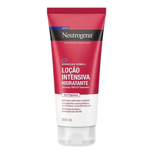 Hidratante Corporal Neutrogena Norwegian Loção Intensiva Sem Fragrância 200ml