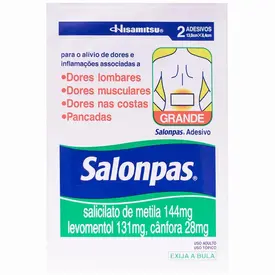 Salonpas Adesivo - Tamanho Grande - 2 Adesivos Transdérmicos