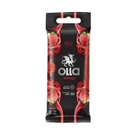 Preservativo Olla Morango 6 Unidades