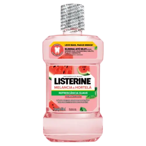 Antisséptico Bucal Listerine Melancia e Hortelã 500ml