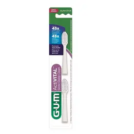 Refil Escova de Dente Gum Sonic Deep Clean 2 Unidades