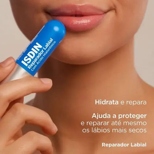 Reparador Labial Stick com Ácido Hialurônico Isdin 4g