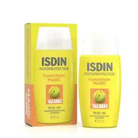 Protetor Solar Facial Isdin Fusion Water Magic Alcaraz FPS50 50ml