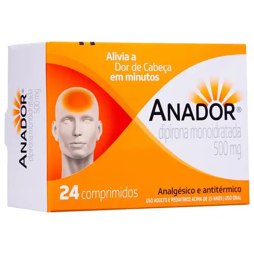 Anador 500mg 24 Comprimidos