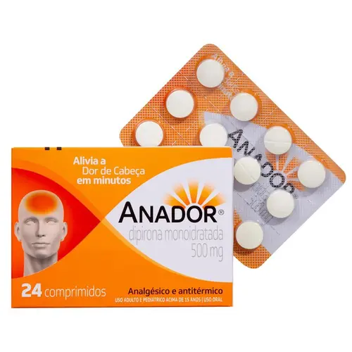 Anador 500mg 24 Comprimidos