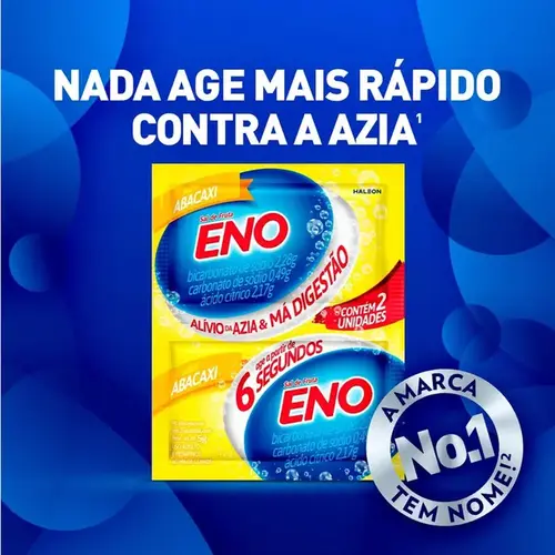 Sal de Frutas Eno - Sabor Abacaxi - 2 Envelopes de 5g Cada